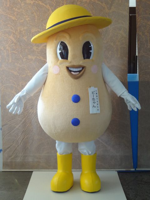 千葉県八街市キャラクター「ぴーちゃん」「なっちゃん」。 | 着ぐるみ ...